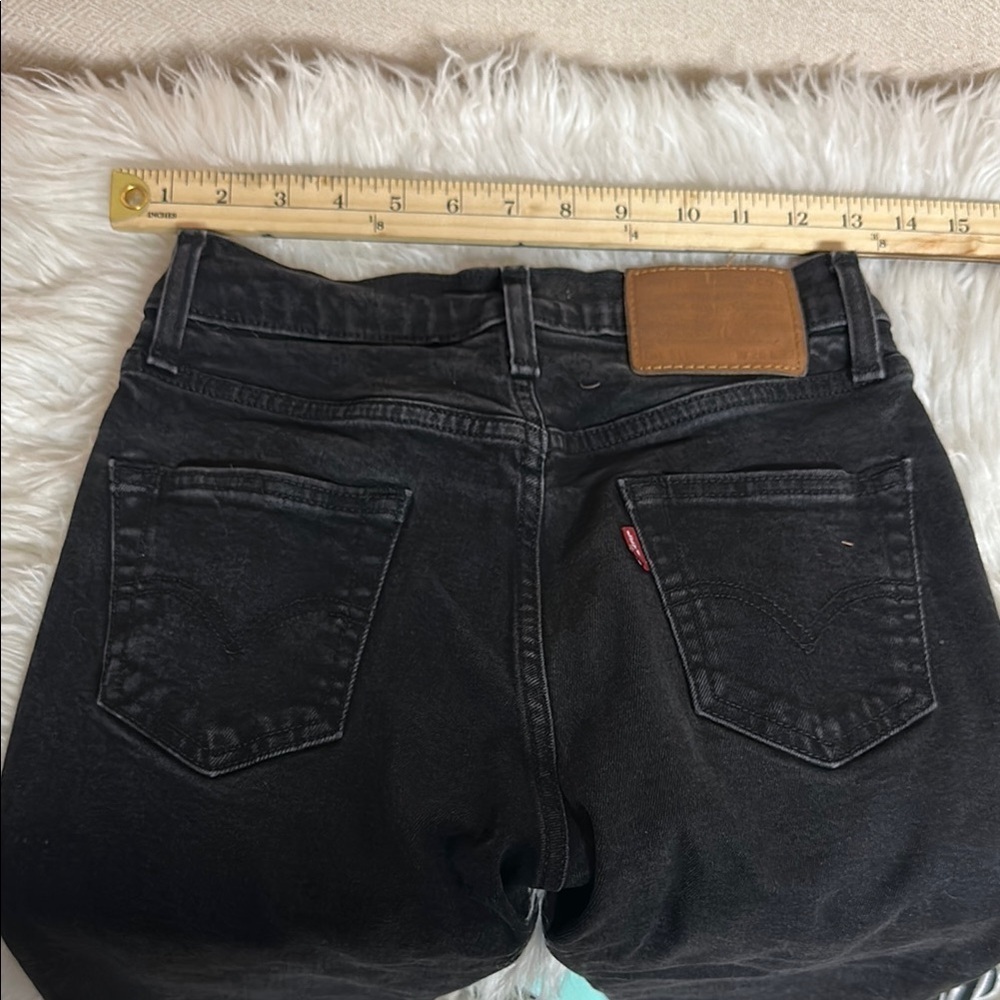 Levi's Black Skinny Jeans Classic Style - Picture 7 of 8